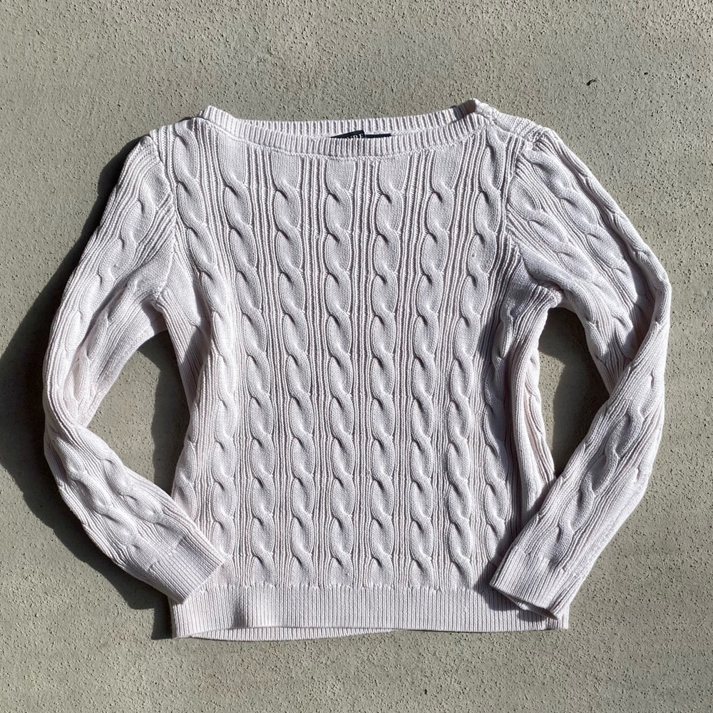 Ralph Lauren Cable Knit Sweater, L